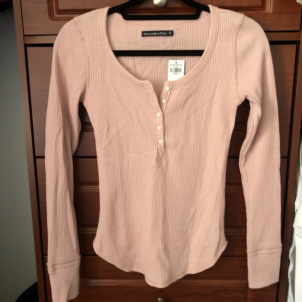 XS Abercrombie & Fitch Waffle Knit Top